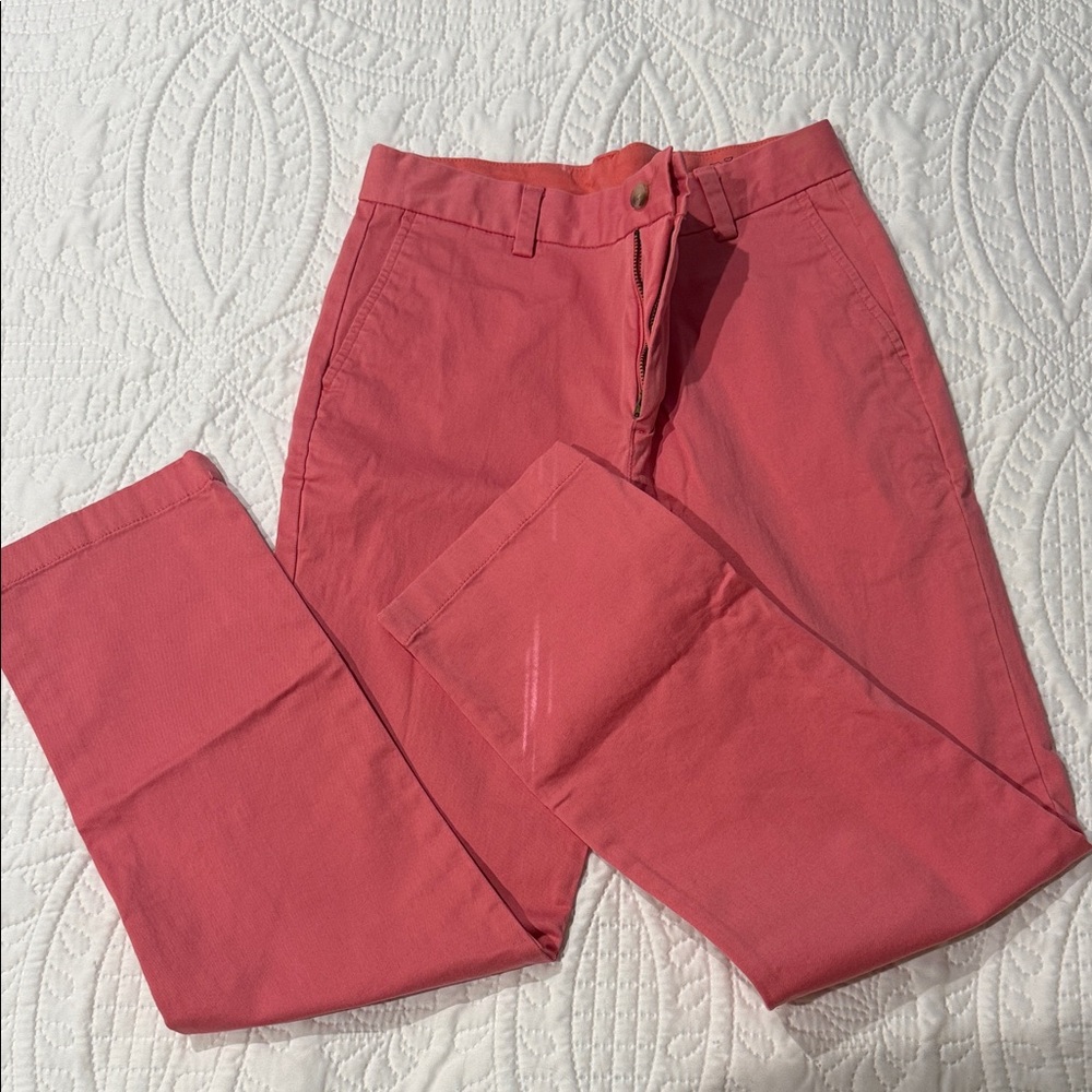 Boys Coral Pink/Salmon colored Vineyard Vines Pants